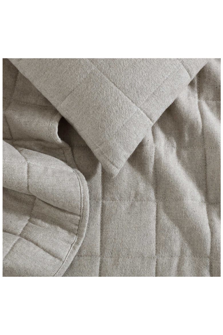 Mélange Flannel Quilt, Alternate, color, NATURAL