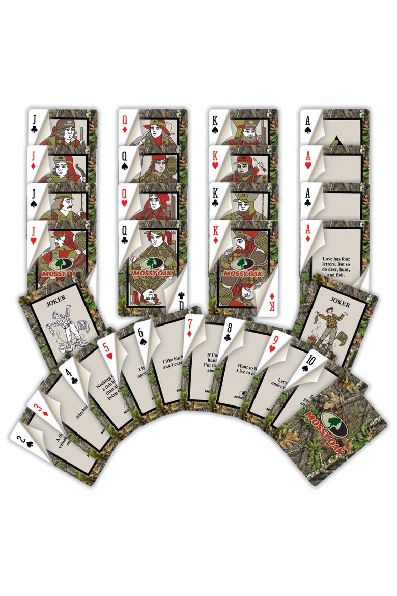 Mossy Oak Playing Cards, Alternate, color, Multicolor