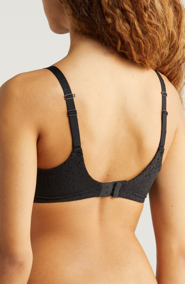 Chantelle Lingerie Norah Sweetheart Underwire T-Shirt Bra, Alternate, color, Black