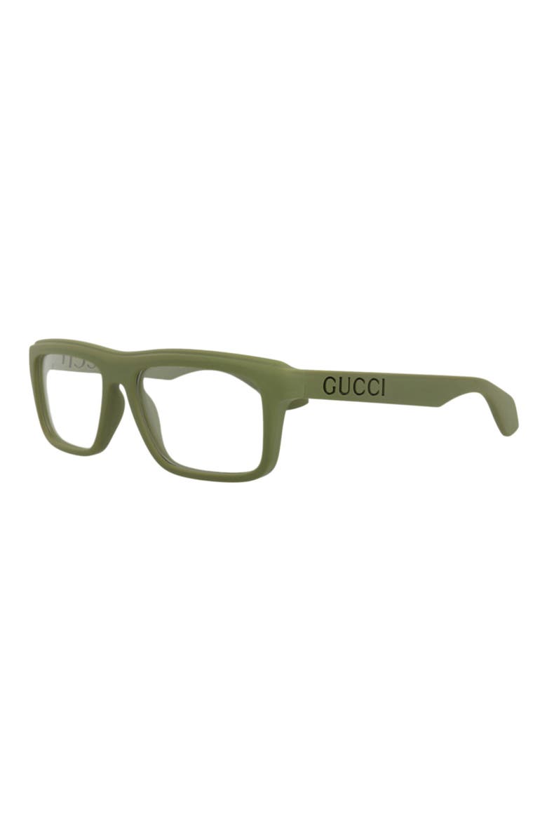 Core Rectangular Optical Glasses, Alternate, color, GREEN GREEN TRANSPARENT