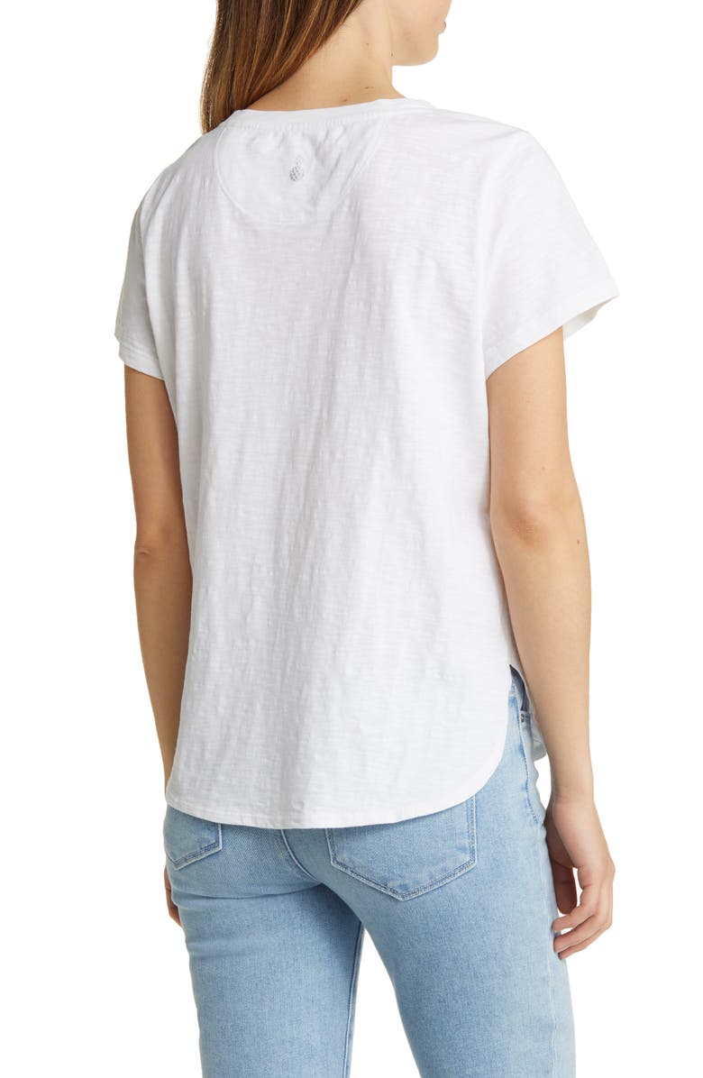 Tommy Bahama American Pineapple Embroidered Cotton T-Shirt, Alternate, color,