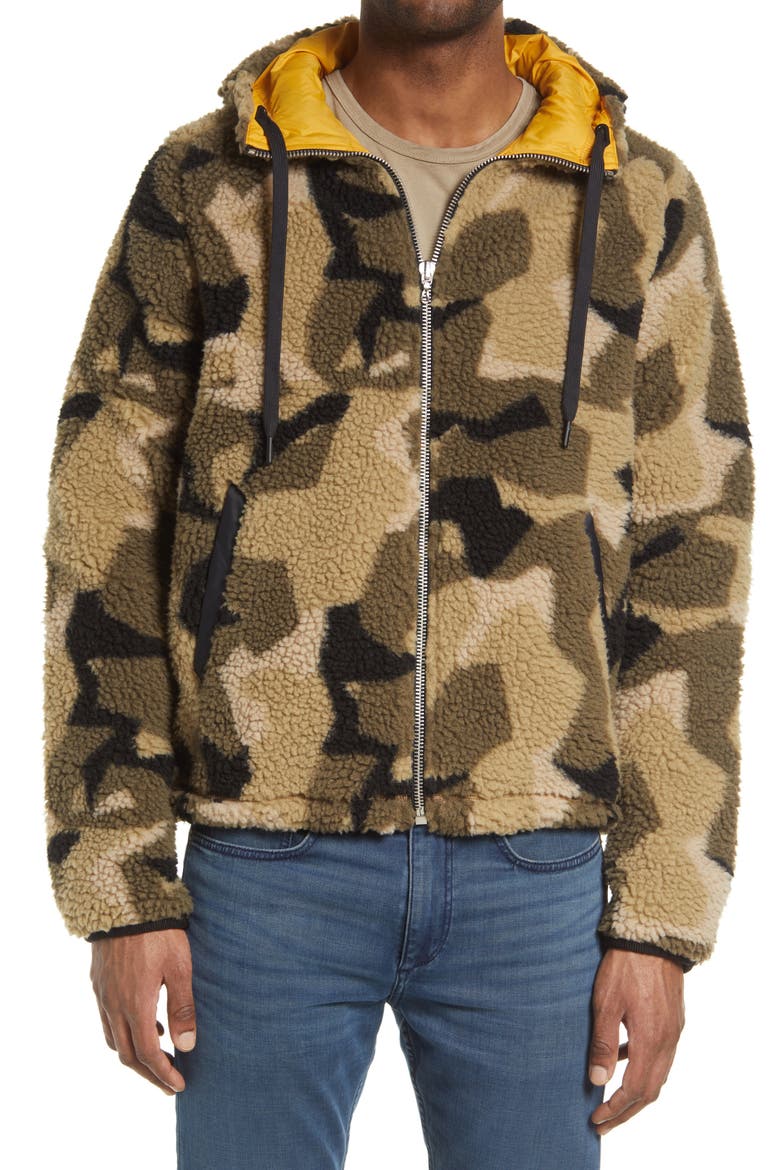 Men's Tactic Hooded Fleece Jacket, Alternate, color, CAMO