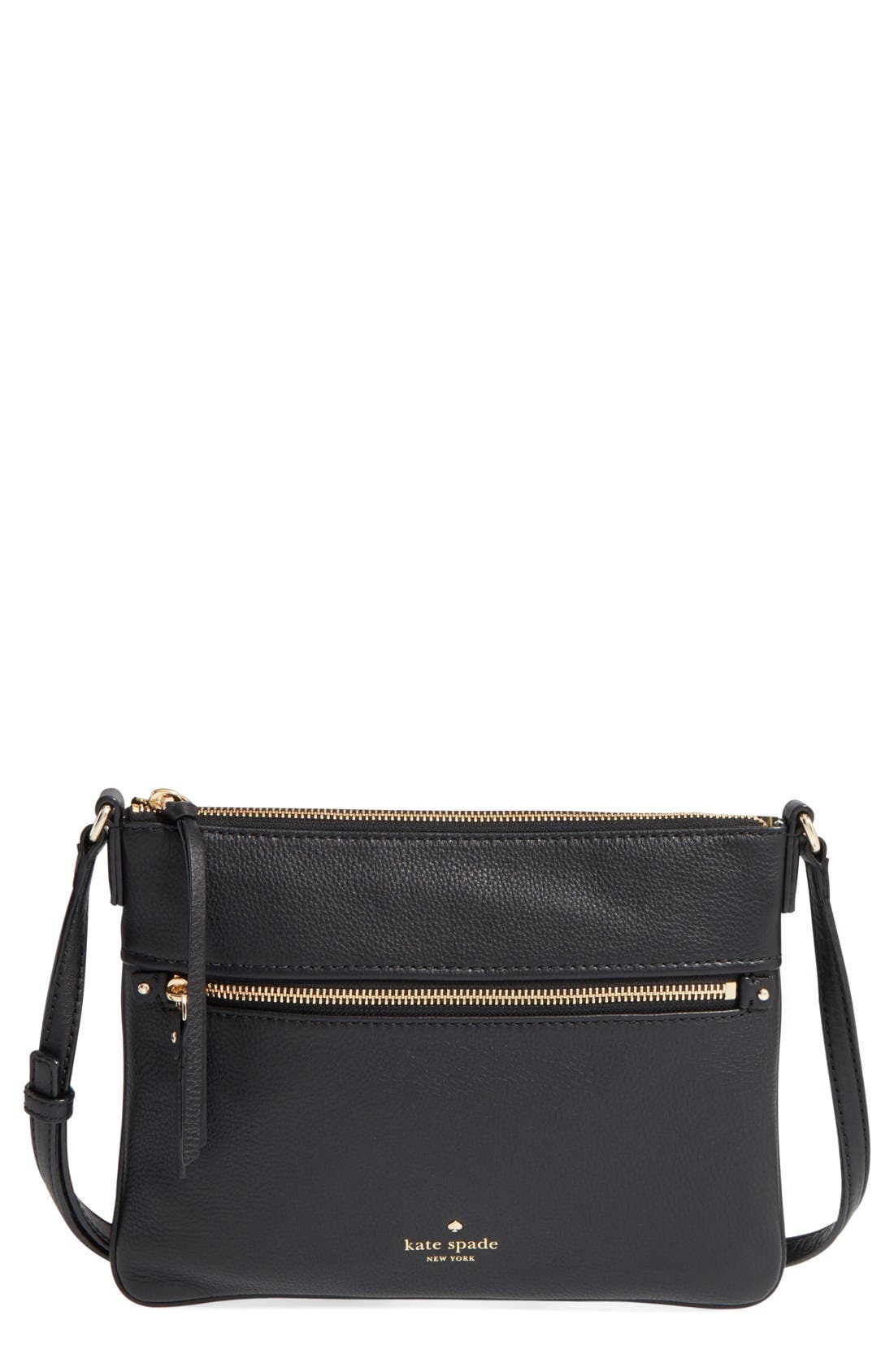 Kate Spade New York 'cobble hill - gabriele' pebbled leather crossbody bag, Main, color, 