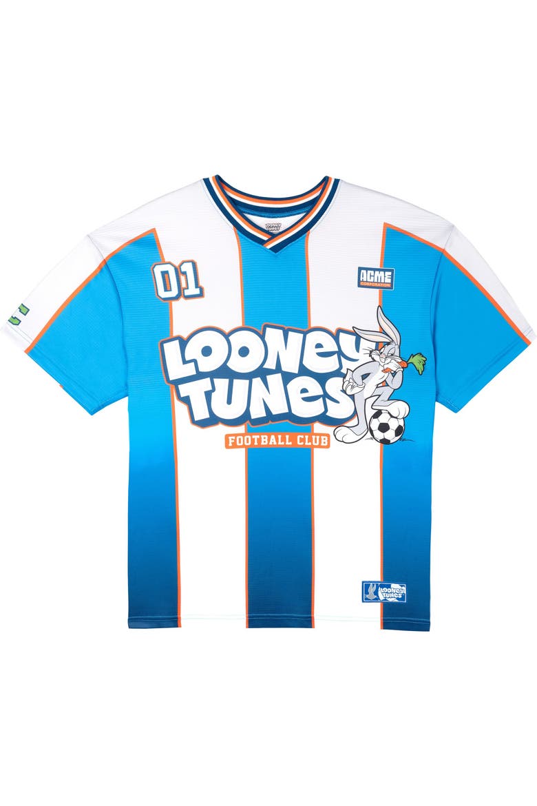 Soccer Jersey, Main, color, Gradient Blue Stripe