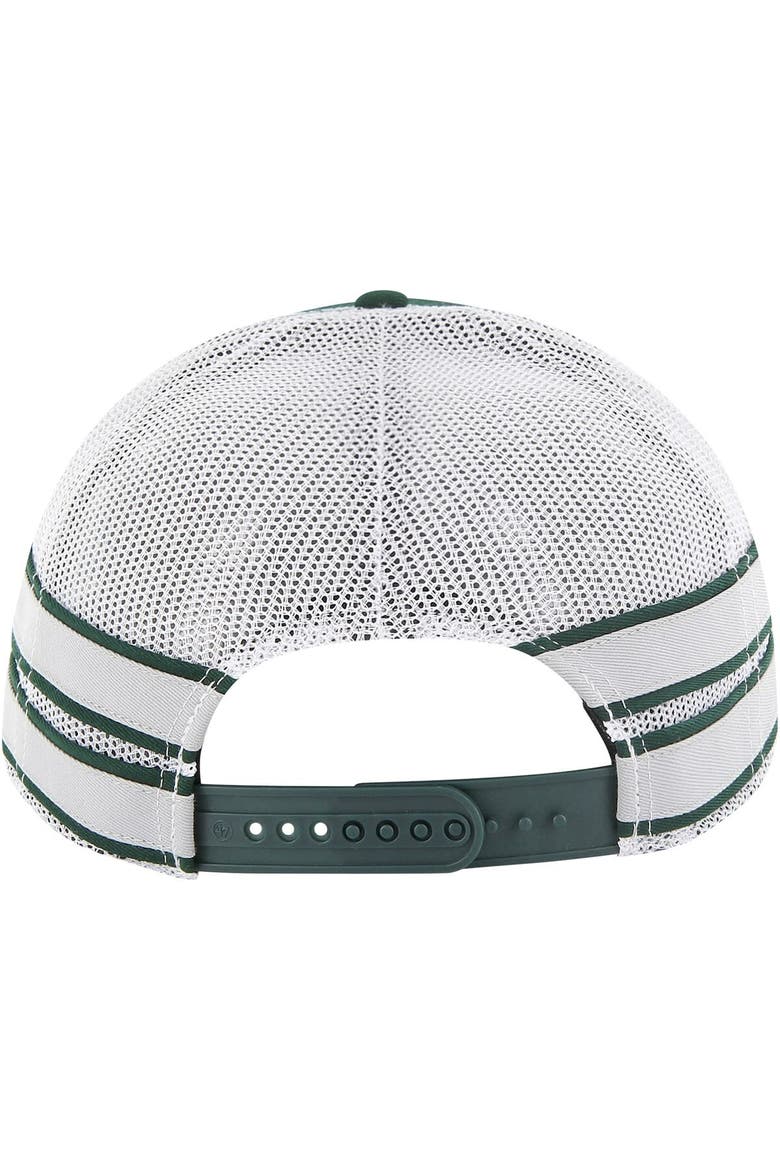 Men's '47 Green Michigan State Spartans Straight Eight Adjustable Trucker Hat, Alternate, color, Green