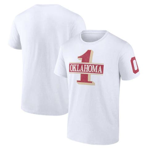 Men's Fanatics Branded White Oklahoma Sooners Only One Fan T-Shirt
