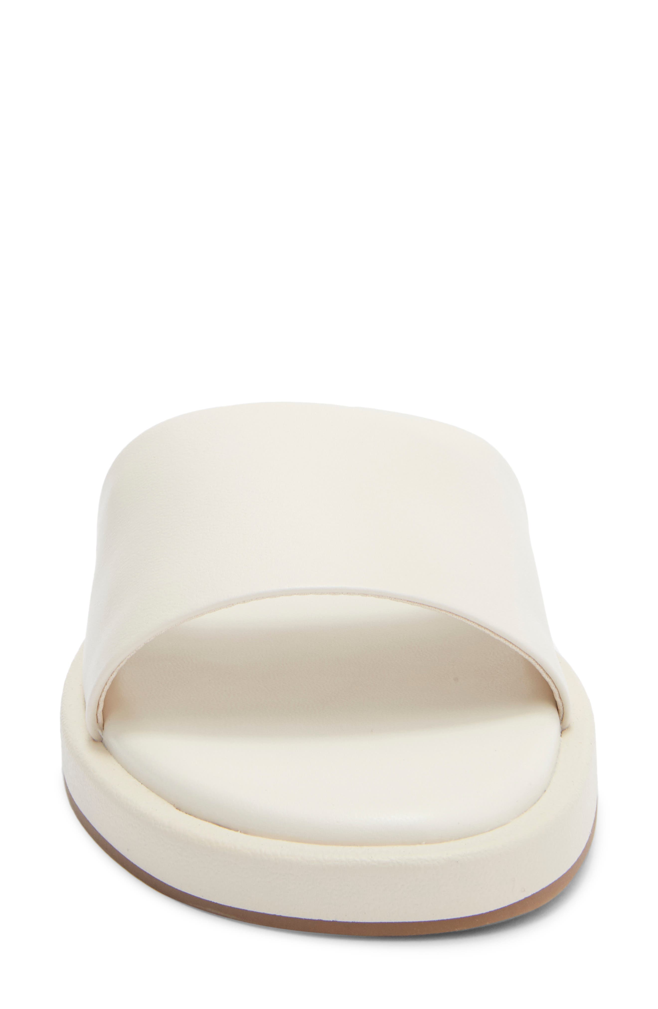 Riplee Slide Sandal, Alternate, color, BONE LEATHER
