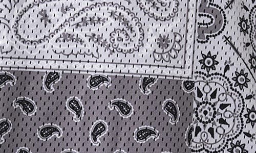 True Religion Boxy Mesh Polo Shirt In Gray