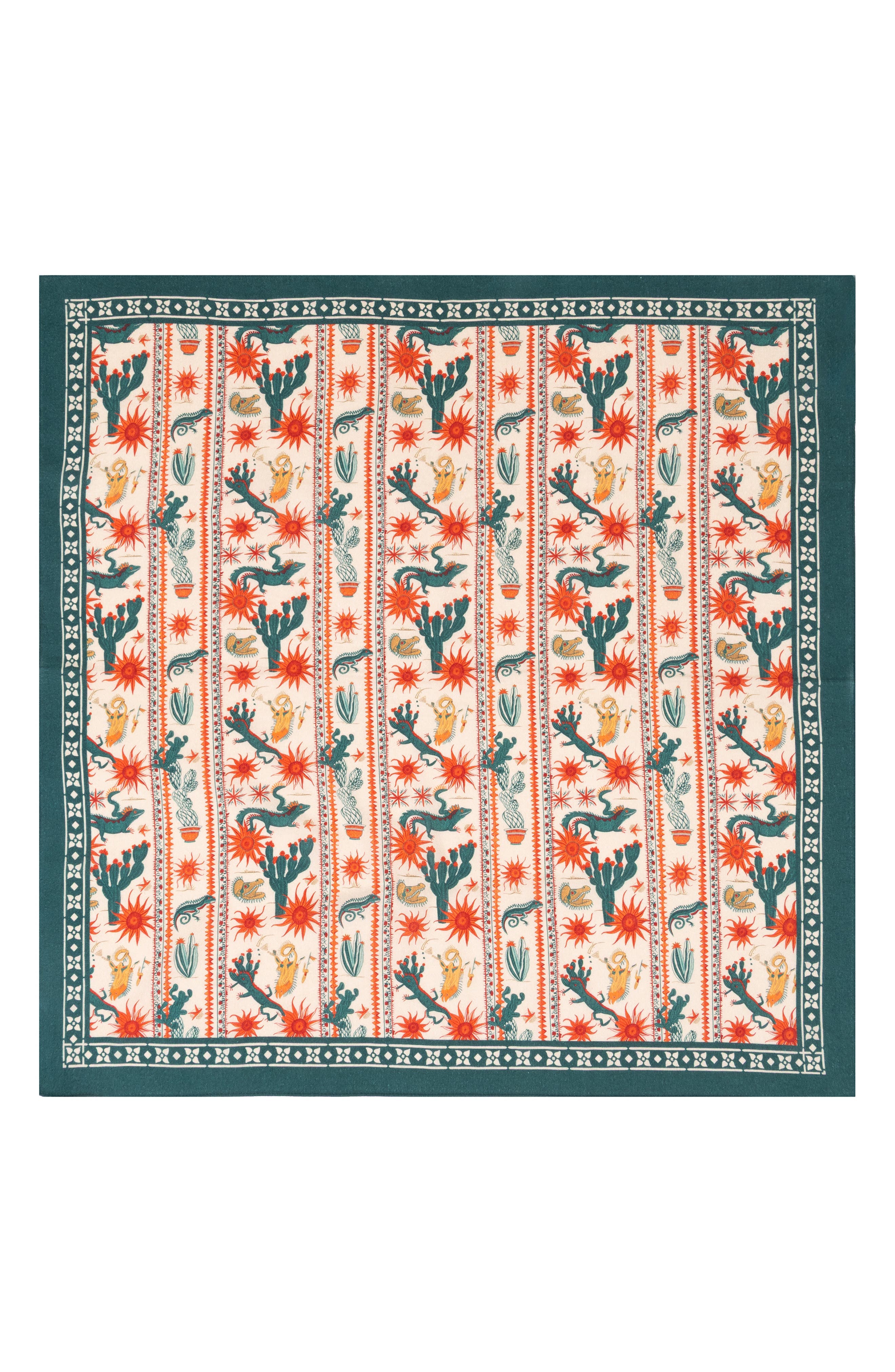 SAACHI Floral Border Square Bandana