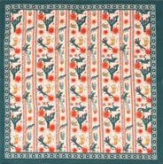 SAACHI Floral Border Square Bandana
