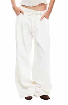 LIONESS Slouched Tie Up Jeans