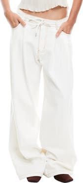 LIONESS Slouched Tie Up Jeans