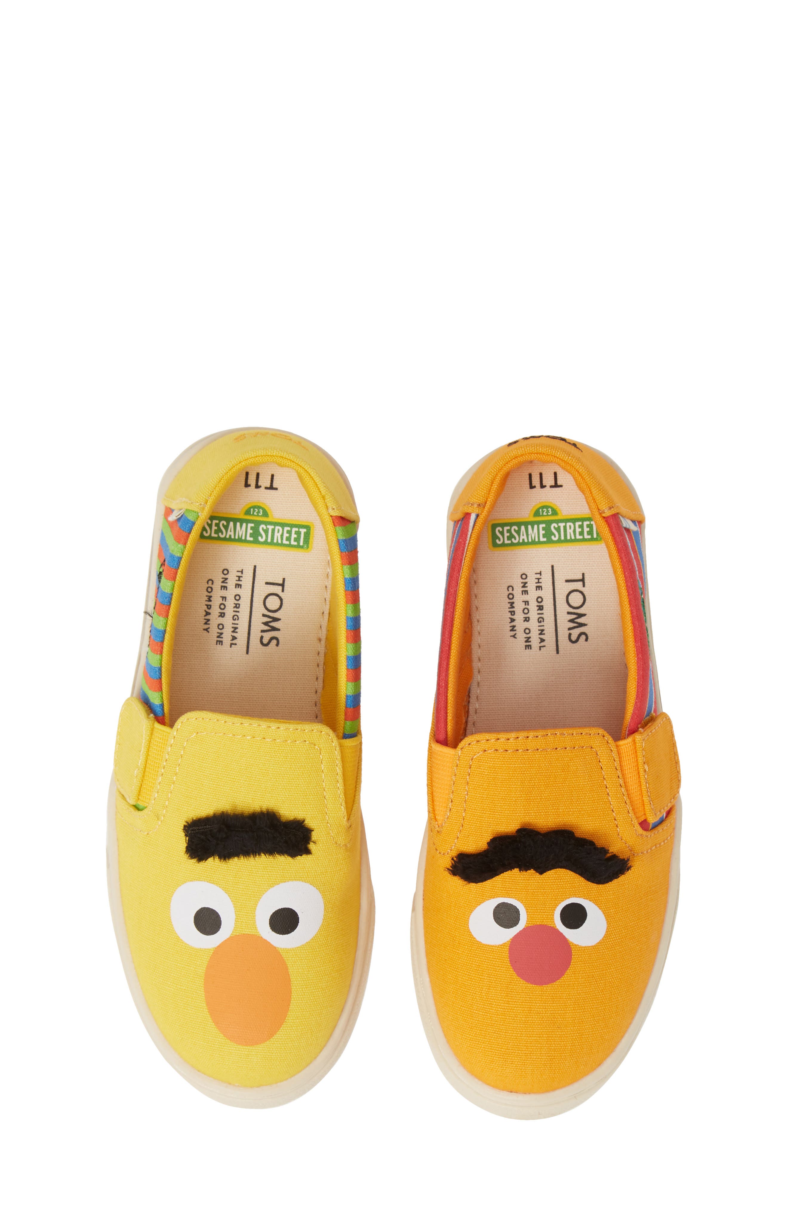 TOMS x Sesame Street<sup>®</sup> Luca - Ernie & Bert Slip-On Sneaker, Main, color, 