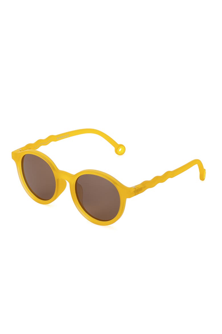 Toddler Oval Sunglasses, Main, color, Citrus Yellow