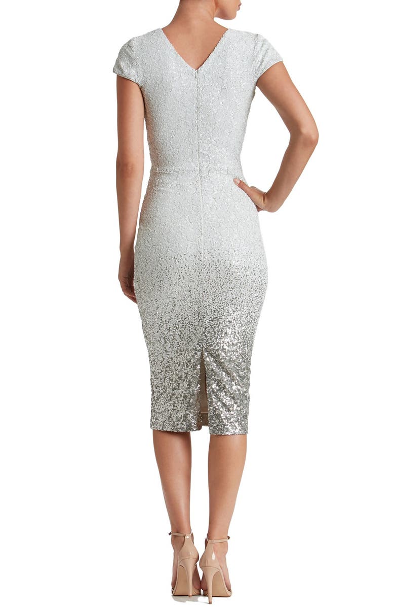 Dress the Population Cece Sequin Midi Dress, Alternate, color, 