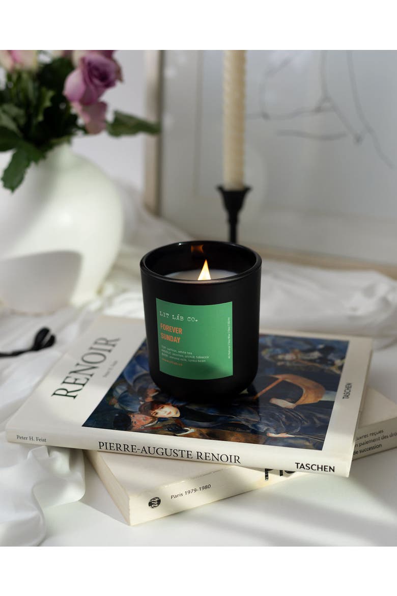 Forever Sunday Candle, Alternate, color, Black