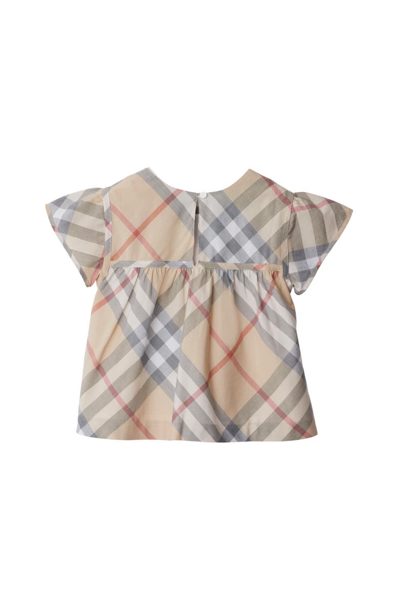 Burberry Check Cotton Blouse, Alternate, color, 