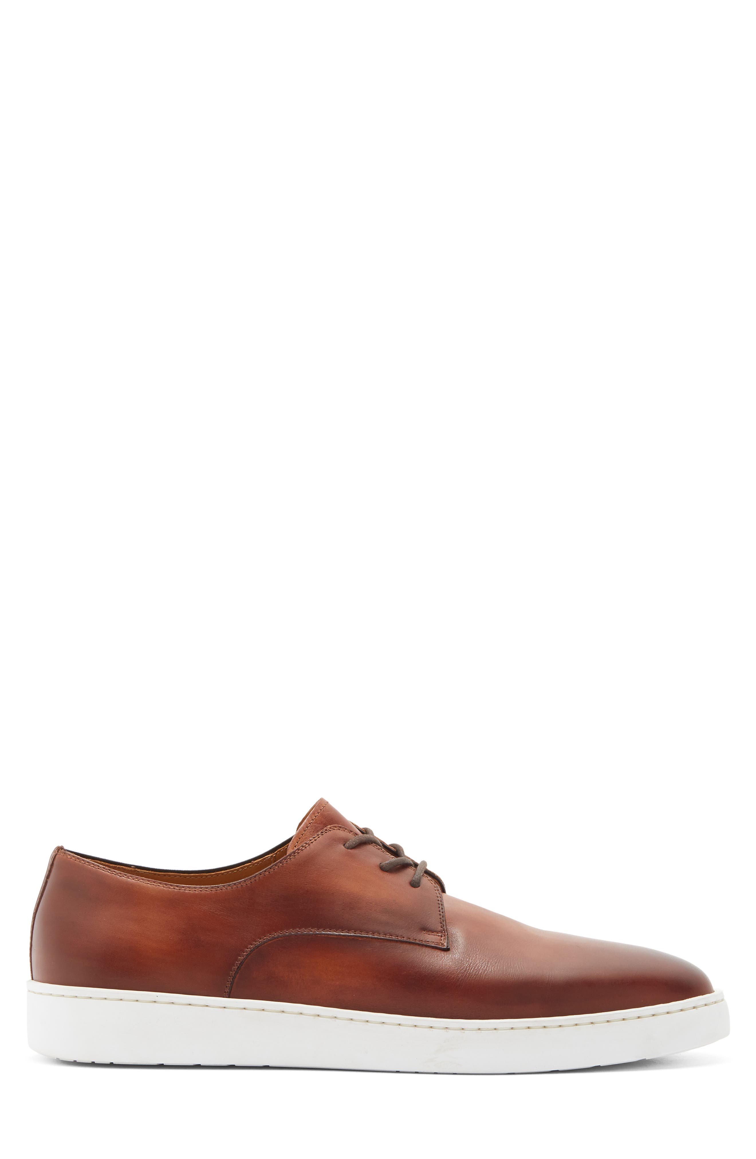 Lonzo Water Resistant Platform Derby Sneaker, Alternate, color, COGNAC BROWN