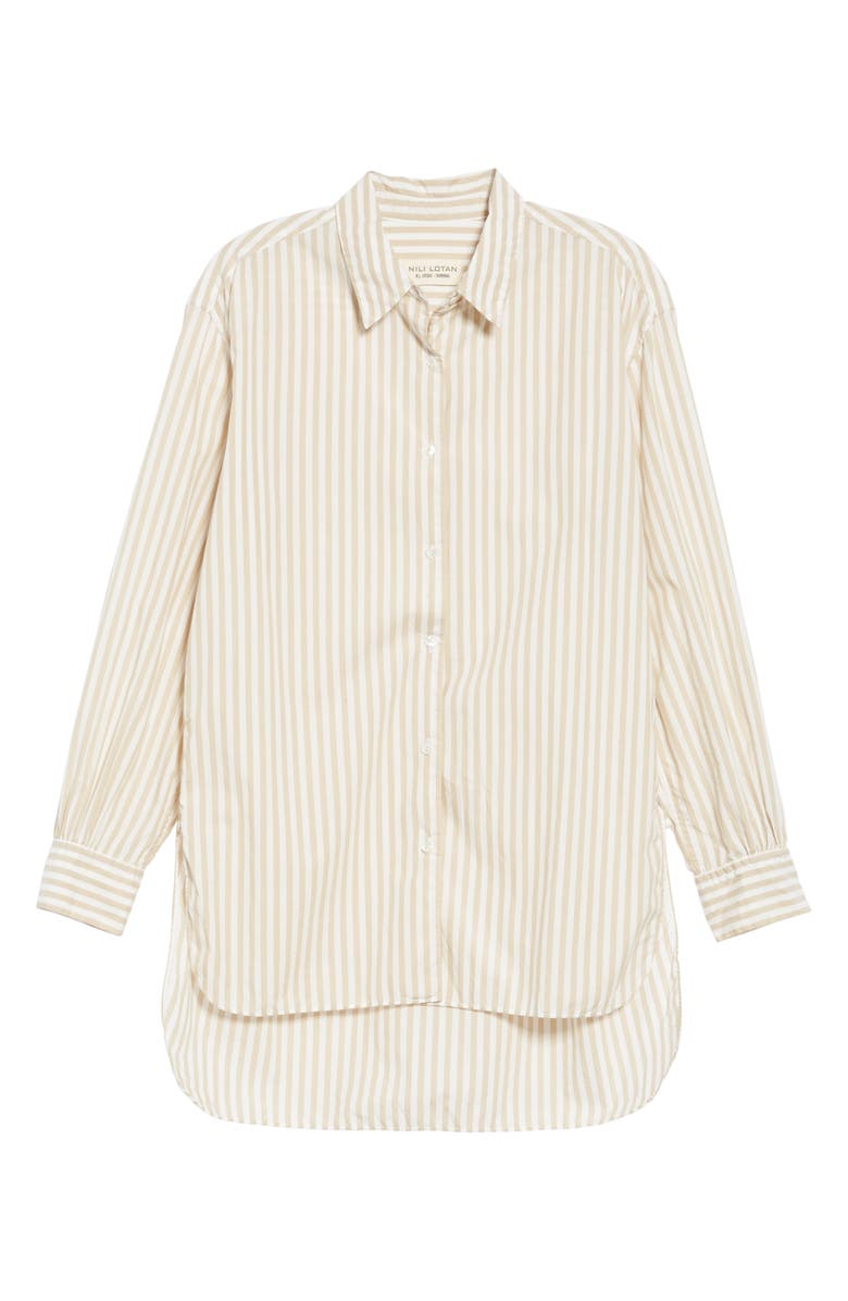 Nili Lotan Noa Stripe Shirt, Alternate, color,