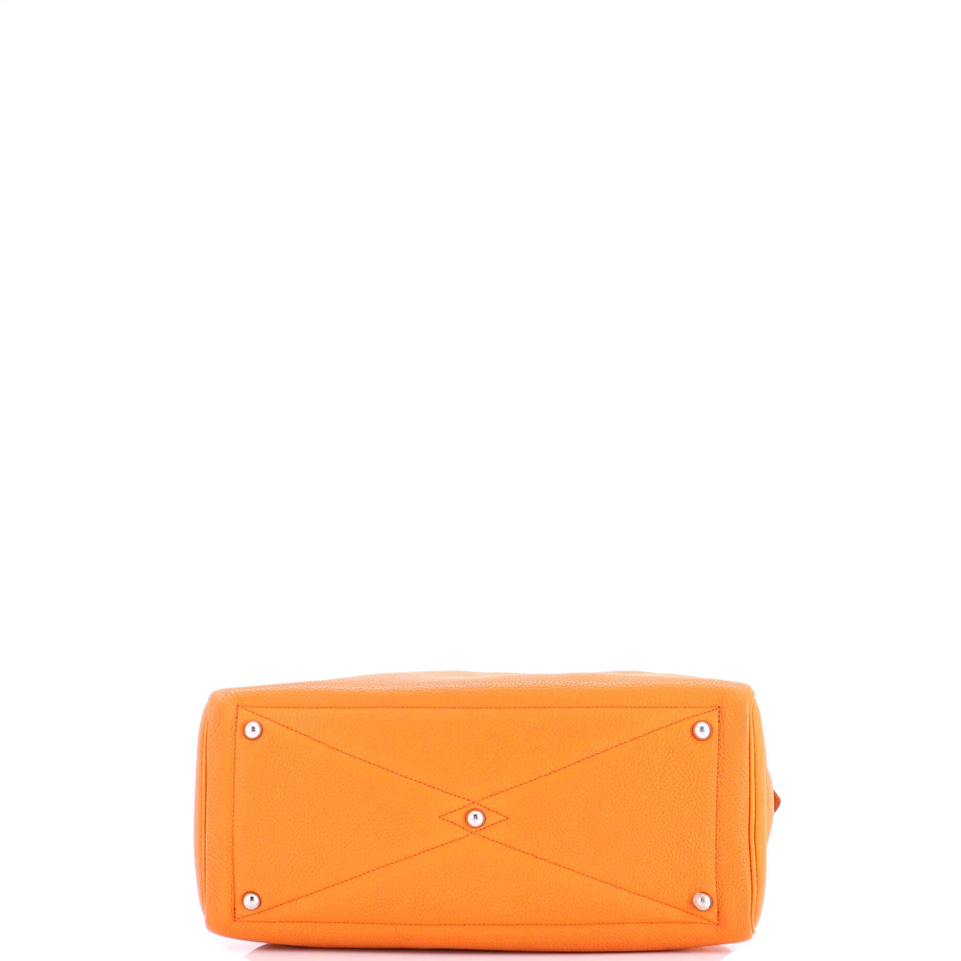 Pre-Owned Hermes Victoria II Bag Clemence 35, Alternate, color, Orange H