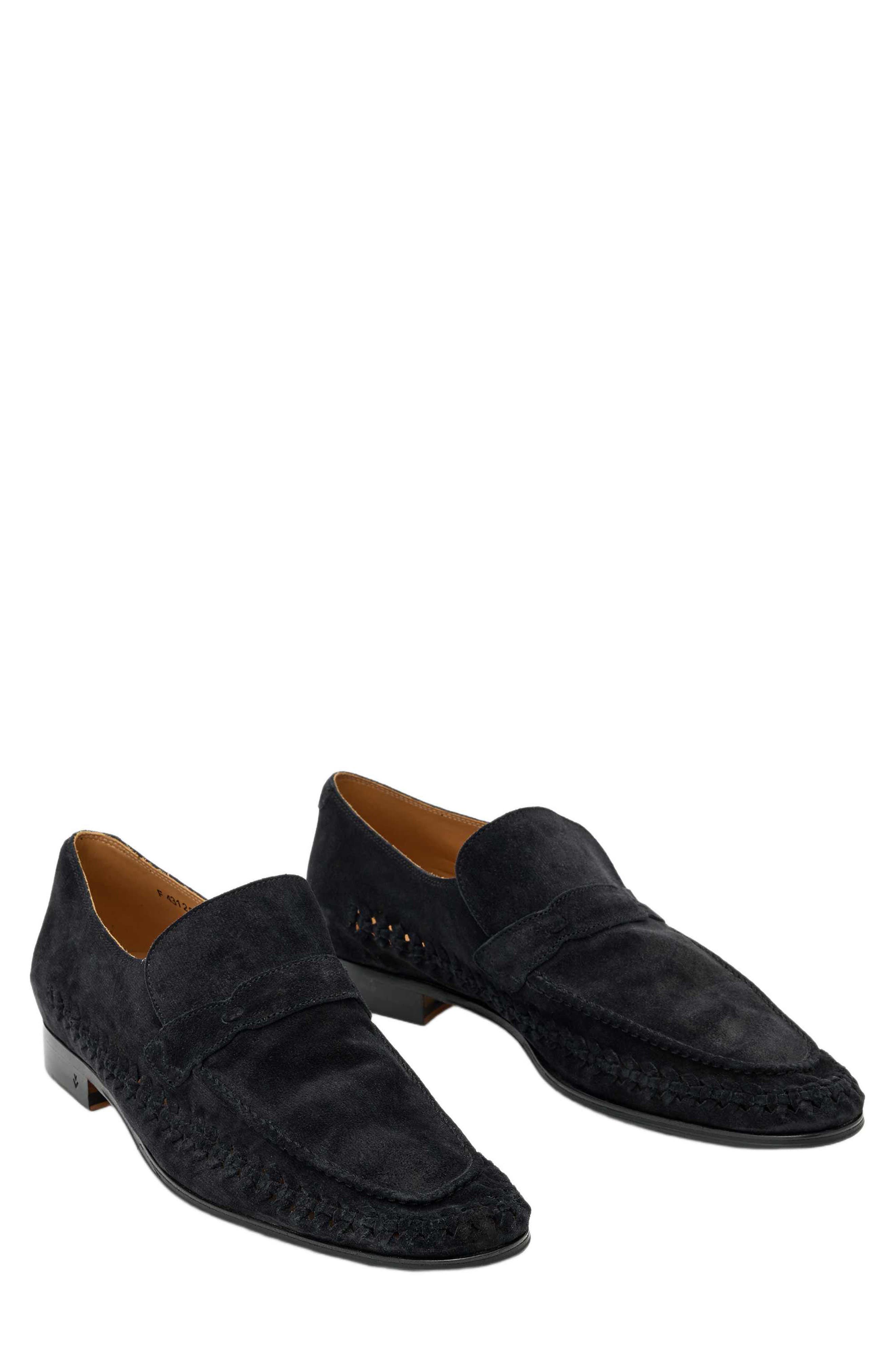 John Varvatos Merida Loafer, Main, color, Charcoal