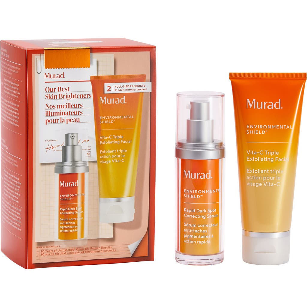 Murad ® Best Skin Brighteners 2-piece Gift Set $176 Value In Transparent