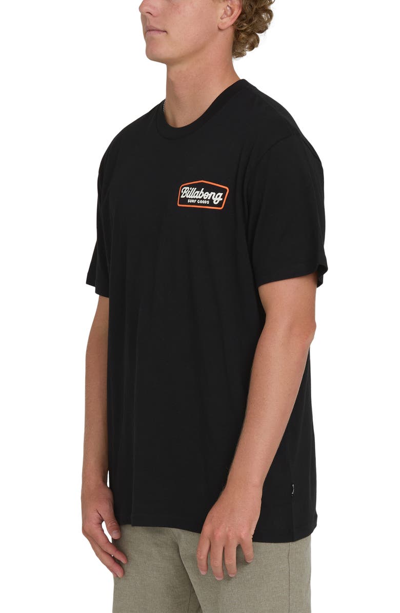 Billabong Off Duty Premium Graphic T-Shirt, Alternate, color, Black