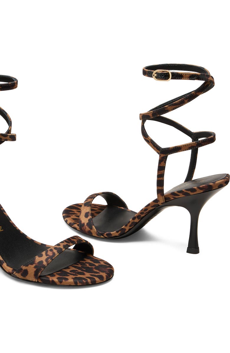 Stuart Weitzman Nudist Wrap 85 Sandal, Alternate, color, Classic