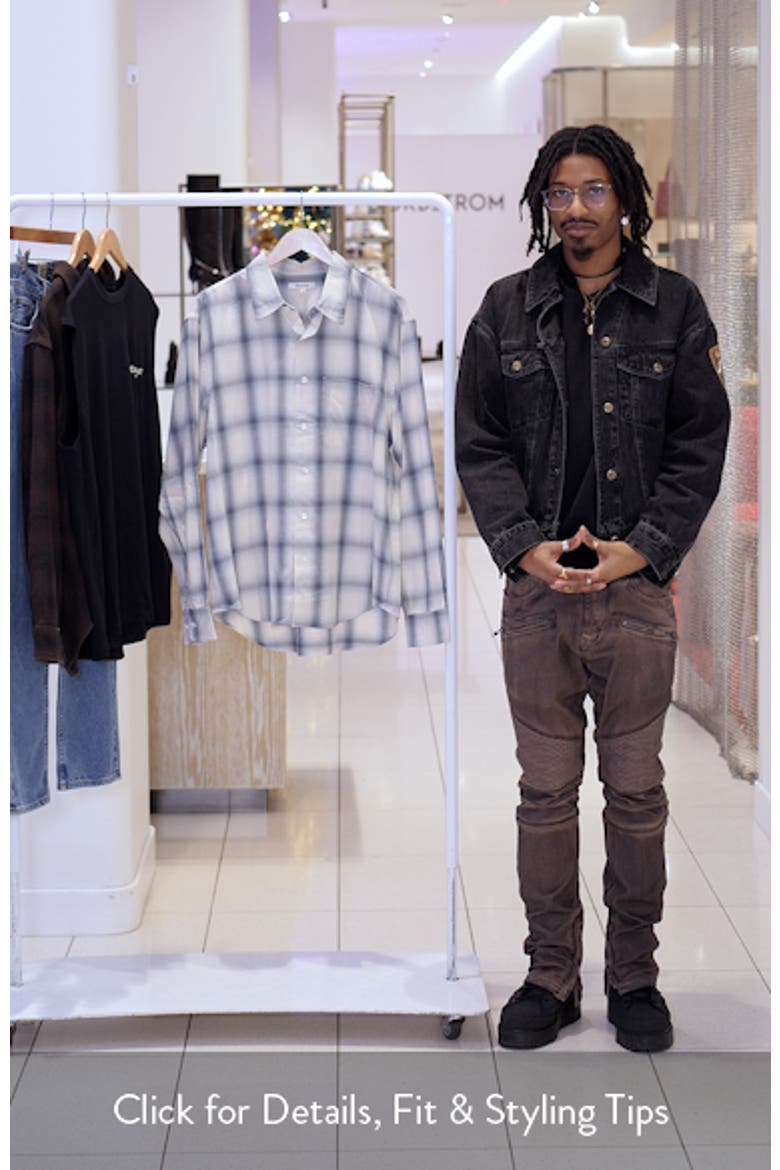 Plaid Patch Pocket Button-Up Shirt video