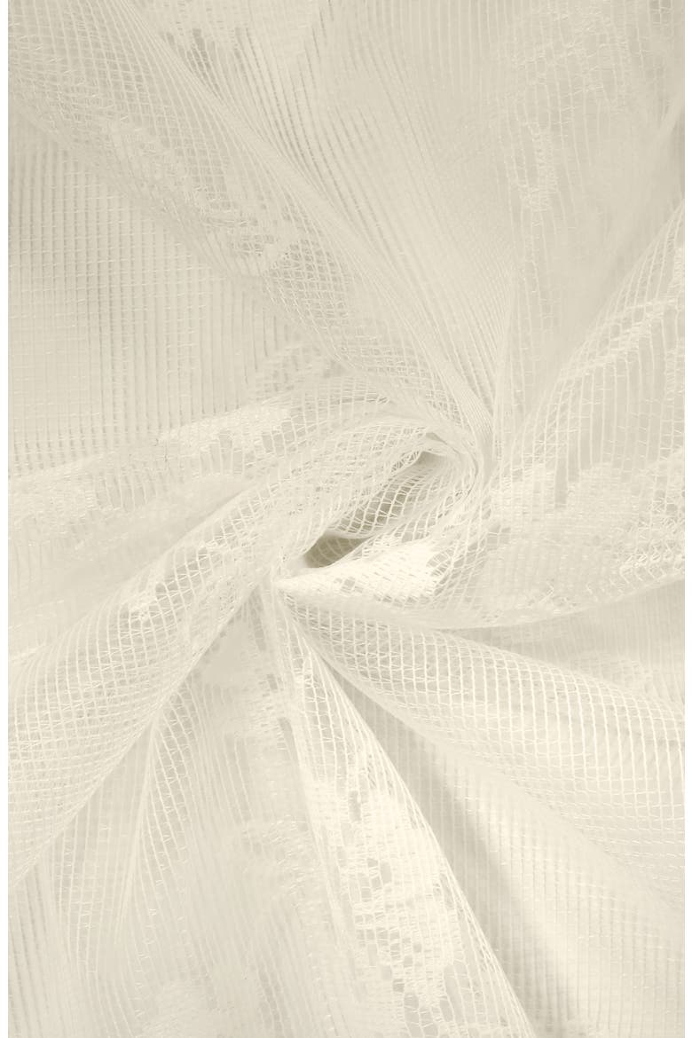 Single Indoor Curtain Panel, Alternate, color, EGGSHELL
