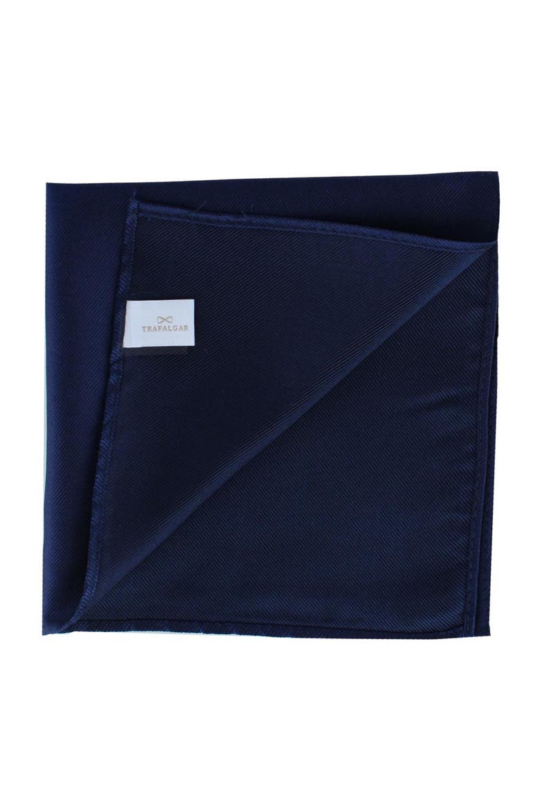 The Gatsby Silk Pocket Square 12x12 Men's Formal Accent, Alternate, color, Blue
