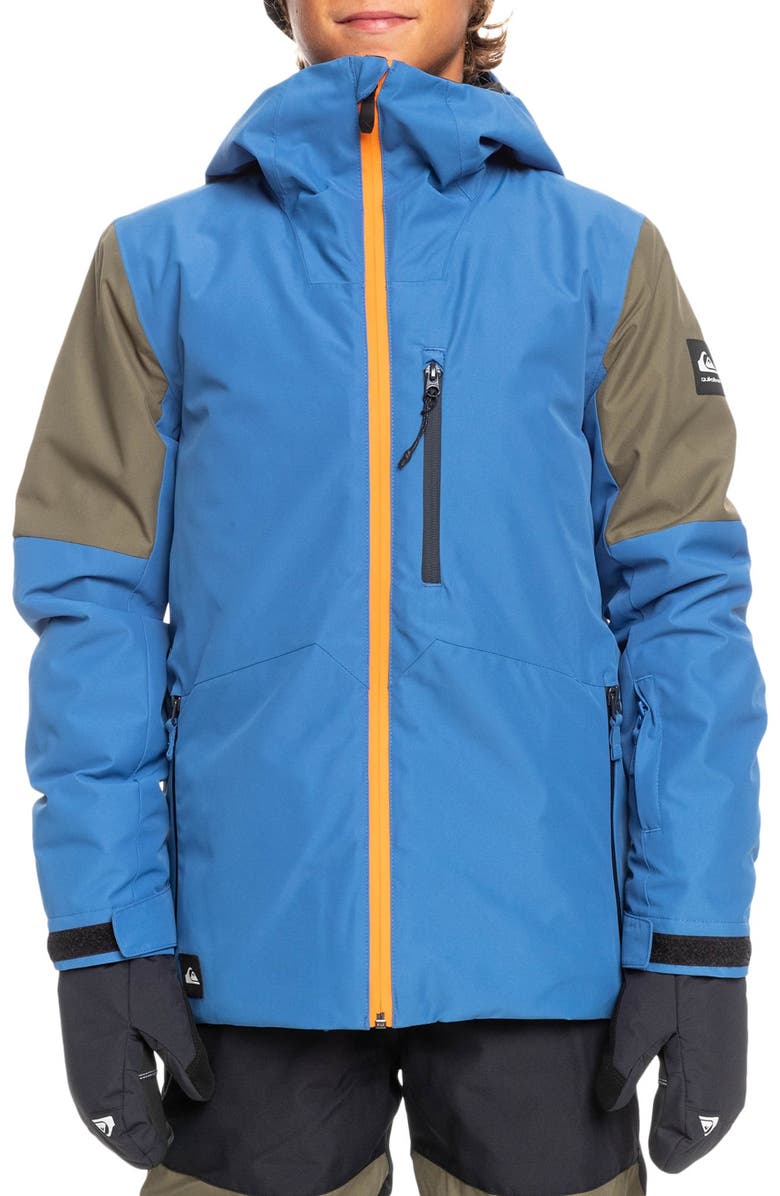 Quiksilver Kids' Waterproof Recycled Polyester Jacket, Main, color,