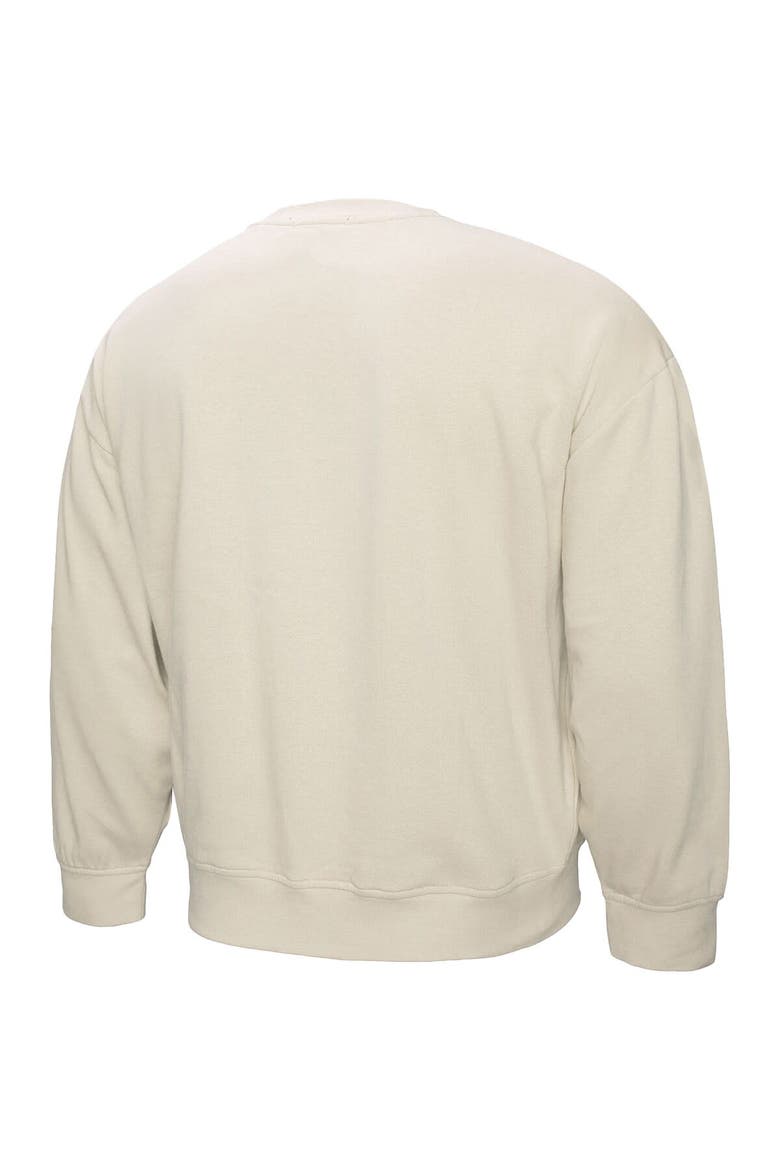 Women's Mitchell & Ness Cream Philadelphia Eagles Shooting Stars Pullover Sweatshirt, Alternate, color, Cream