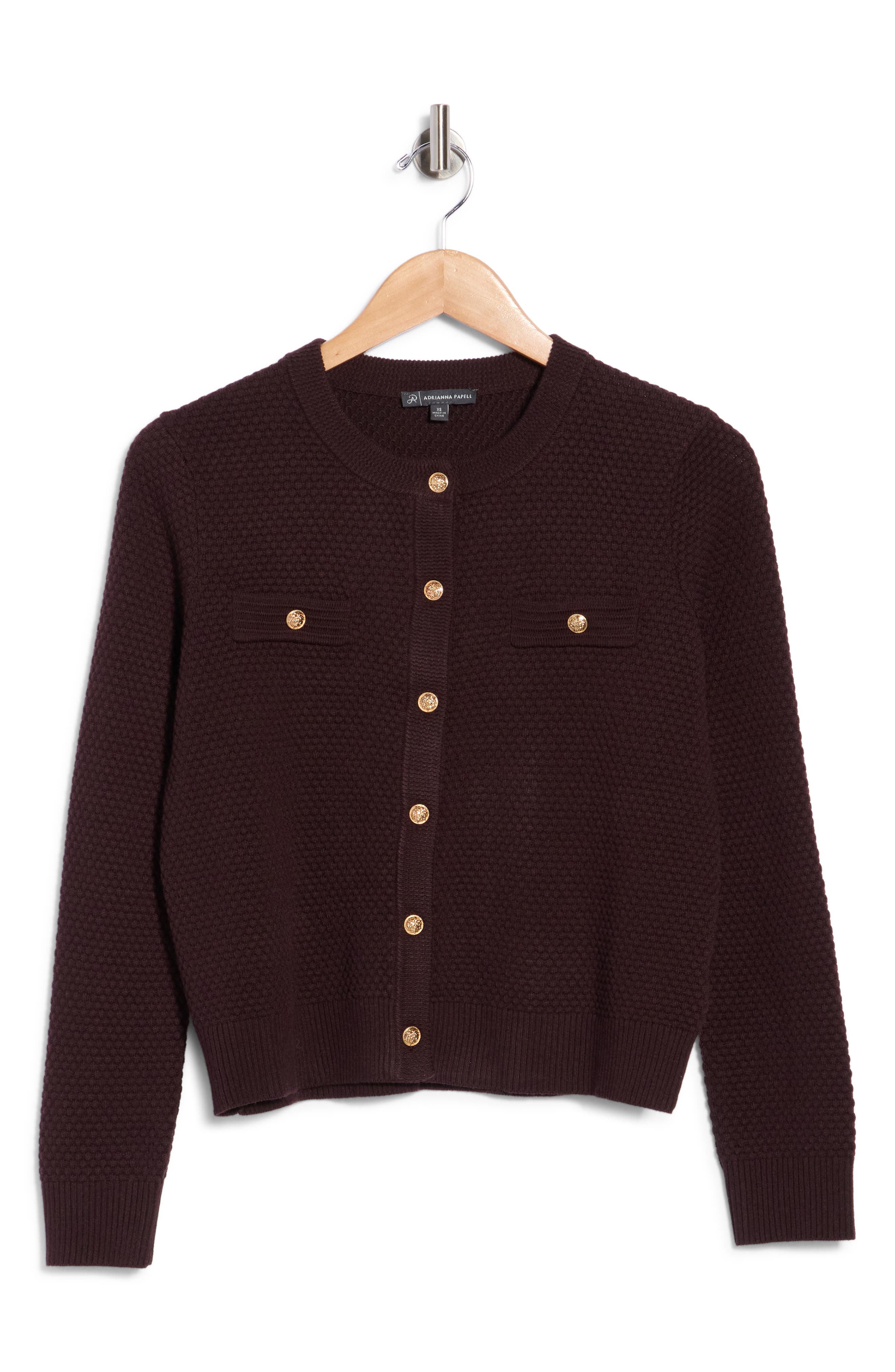Textured Crop Cardigan
