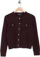 Adrianna Papell Textured Crop Cardigan