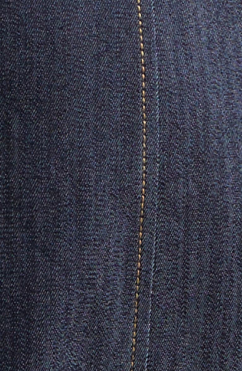 Cinq à Sept Guipure Lace Trim Mahlia Apron Dress, Alternate, color, Indigo