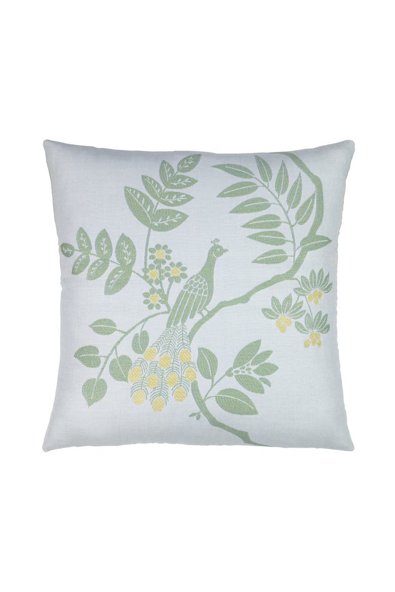 Plume Spring Jacquard Indoor & Outdoor Woven Accent Pillow, Main, color, Spring
