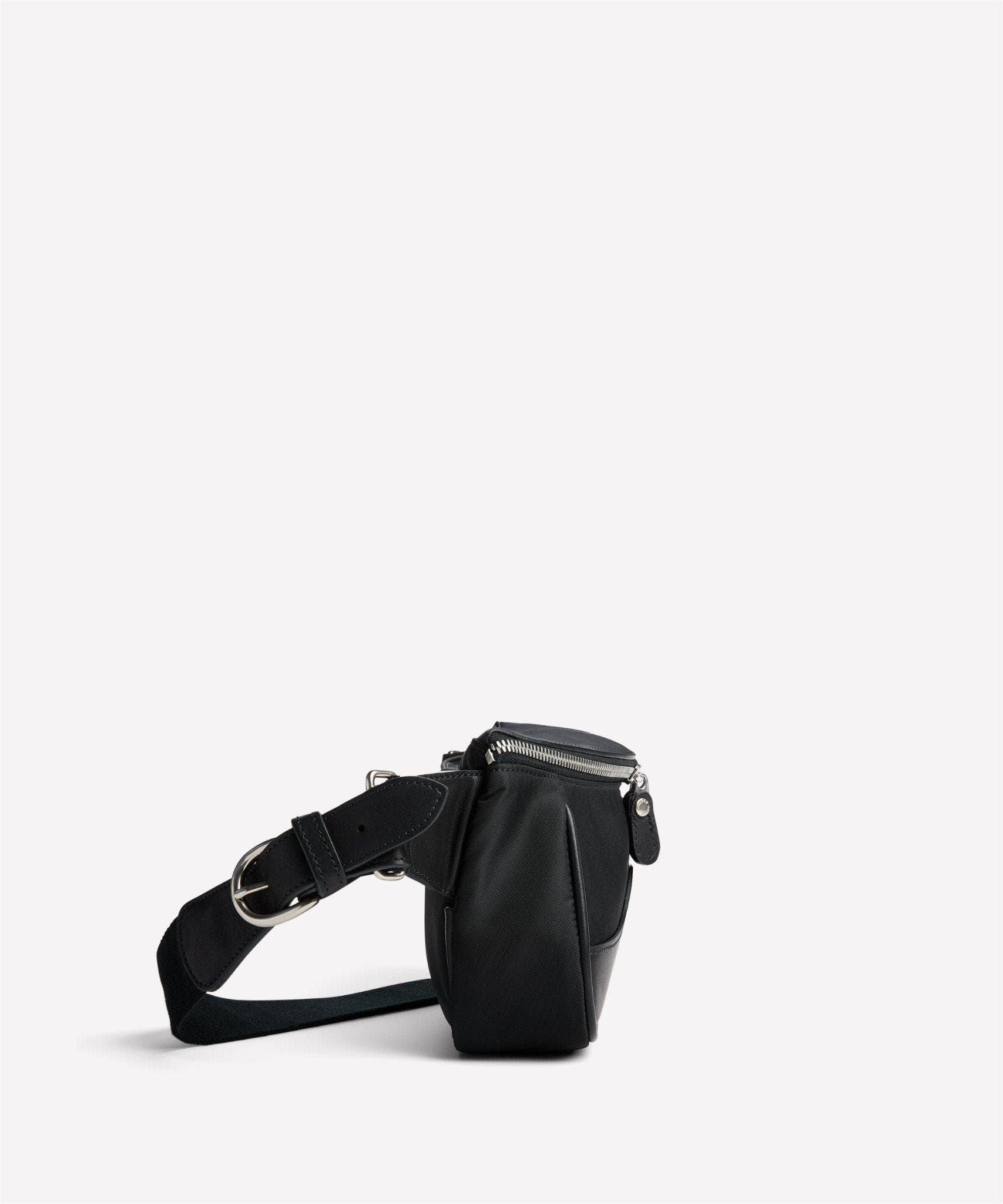 Ghurka Gramercy No. 308, Alternate, color, Black Nylon 
Leather