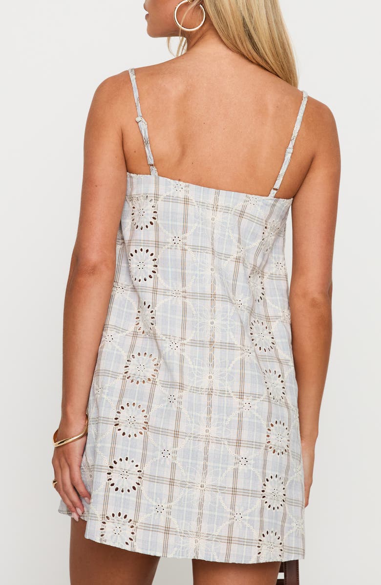 Princess Polly Belong Together Organic Cotton Minidress, Alternate, color, 