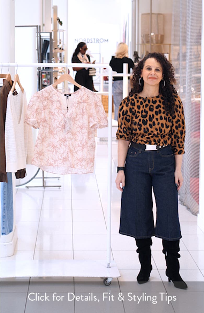 Marlena Floral Cotton Top, sales video thumbnail