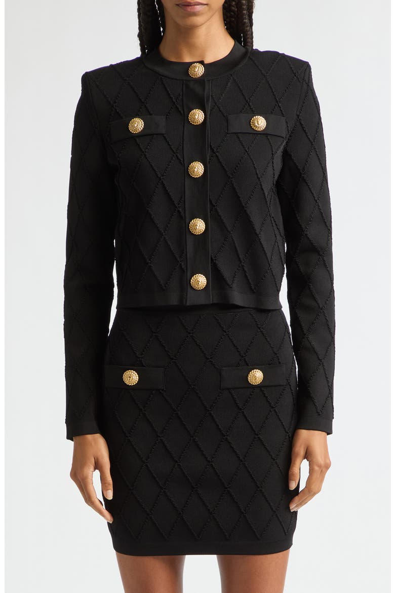 Milano Stitch Cardigan, Main, color, 0PA BLACK