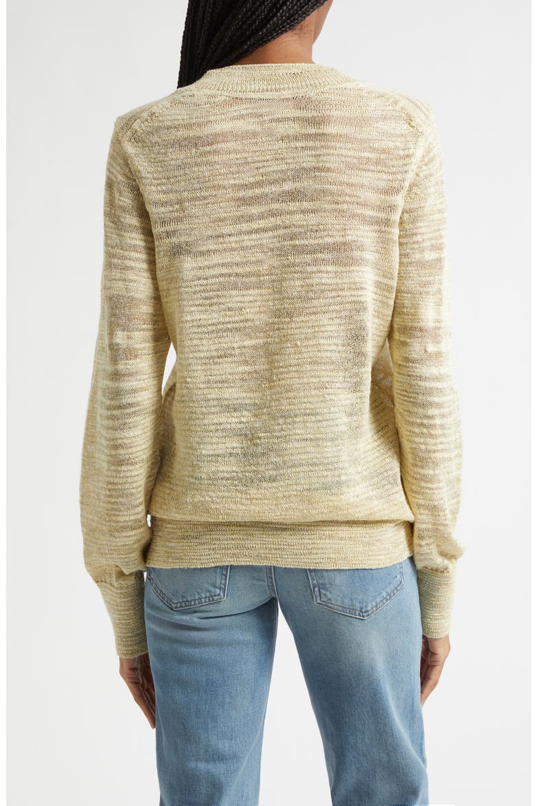 Coleta Metallic Sweater, Alternate, color, LIGHT PISTACHIO
