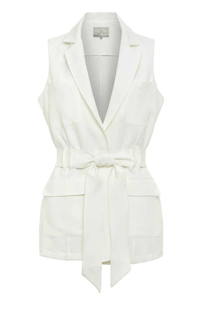 Anatomie Alyssa Belted Utility Vest, Alternate, color, 