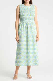 Ciri Smocked Sleeveless Dress
