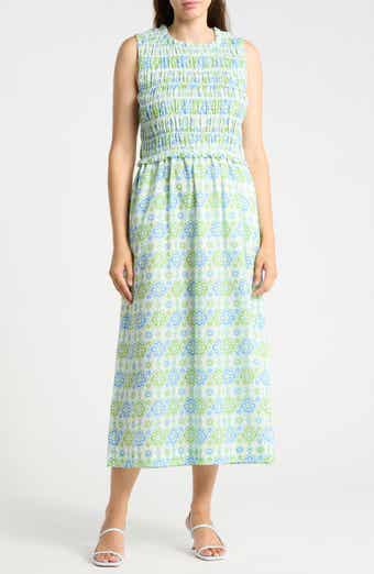 Ciri Smocked Sleeveless Dress