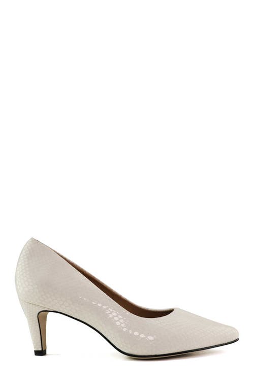 Marc Joseph New York Cortland St. Leather Pump In White