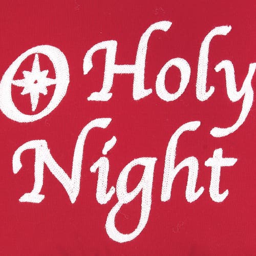 C & F Home C&f Home Holy Night Pillow, 14" X 14" In Red