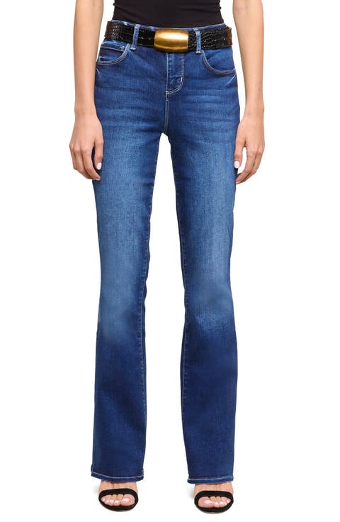 Les Petites Selma High Waist Sleek Baby Bootcut Jeans