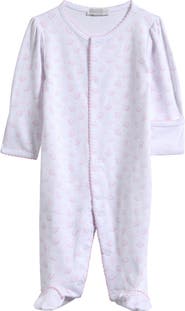 Kissy Kissy Ele-Fun Print Pima Cotton Footie