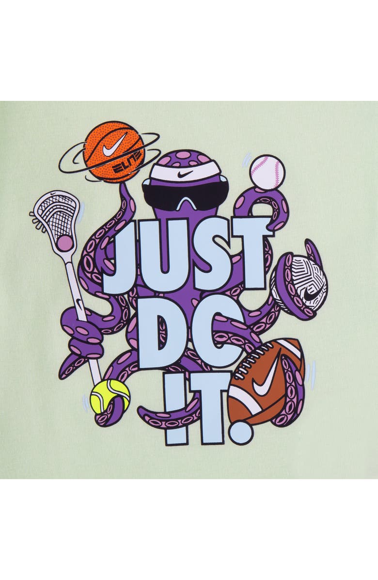 Nike Kids' Octo-Sport Long Sleeve Graphic T-Shirt, Alternate, color, Lime Ice